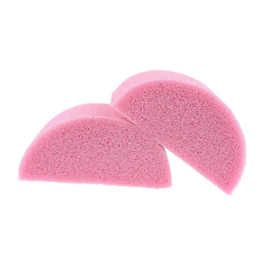 Halvcirkelsvampe i pink