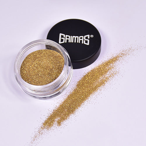Glitter støvet guld fin