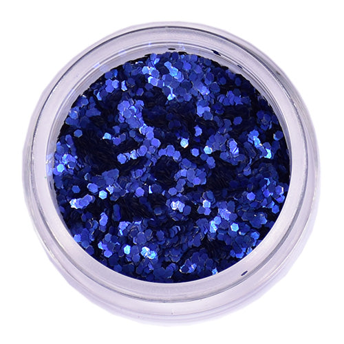 Glitter blå chunky