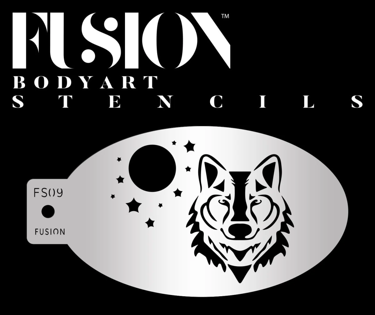 Fusion Body Art ulv stencil til ansigtsmaling