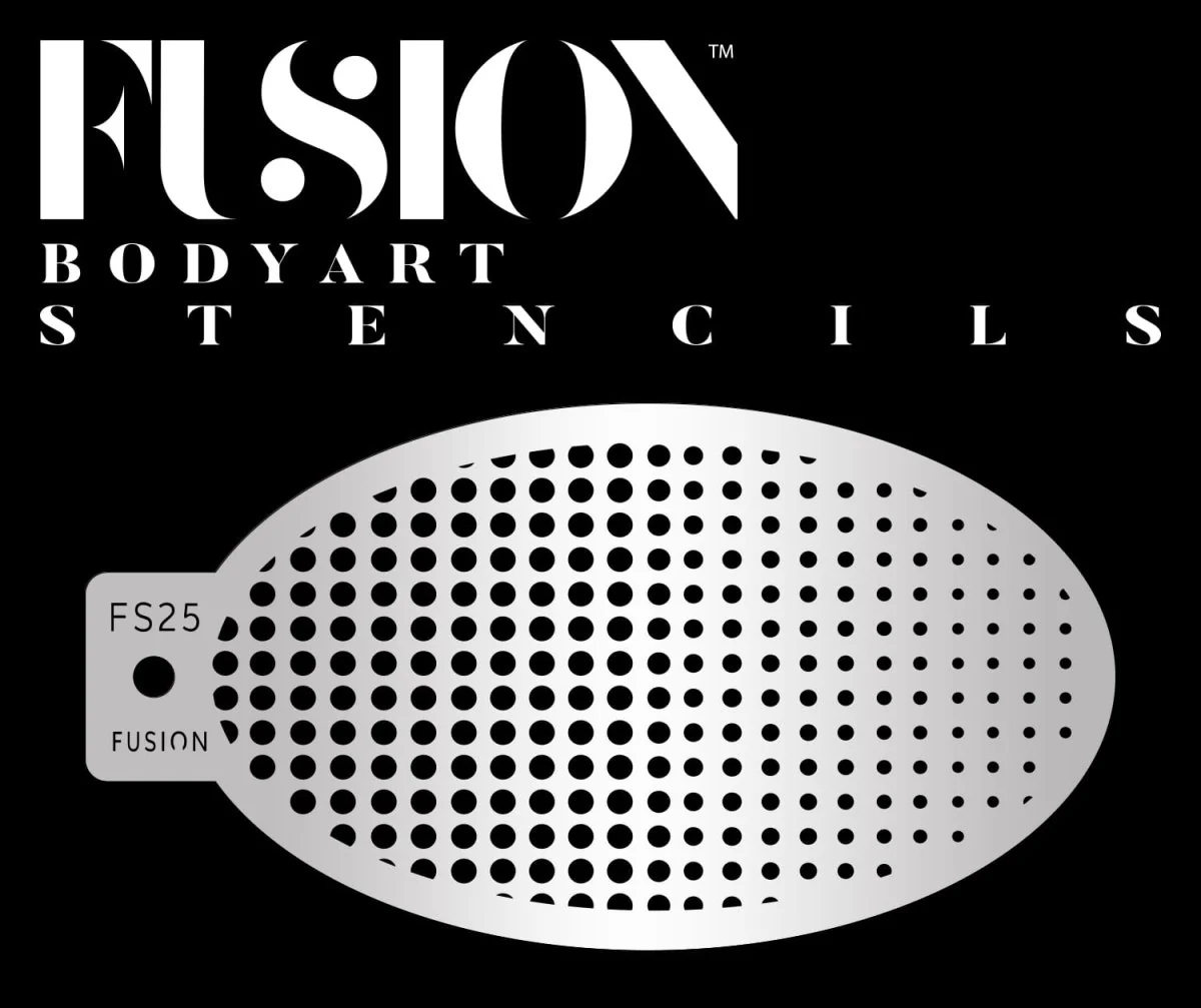 Fusion Body Art Prikker stencil til ansigtsmaling