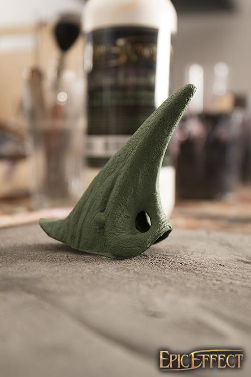 epic effect grøn goblinnæse lang på et bord uden ansigtsmaling