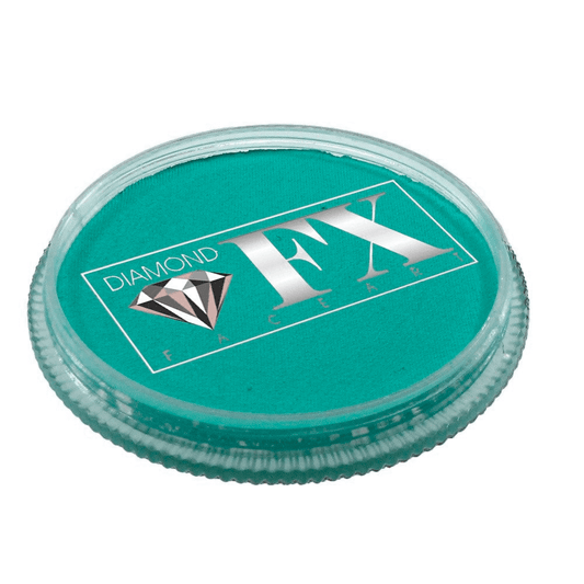Diamond FX vandbaseret sminke og ansigtsmaling akvamarin 30 g