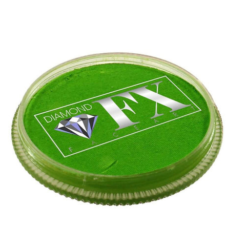 Diamond FX vandbaseret sminke og ansigtsmaling lysegrøn 30 g