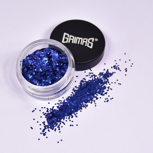 Glitter blå chunky