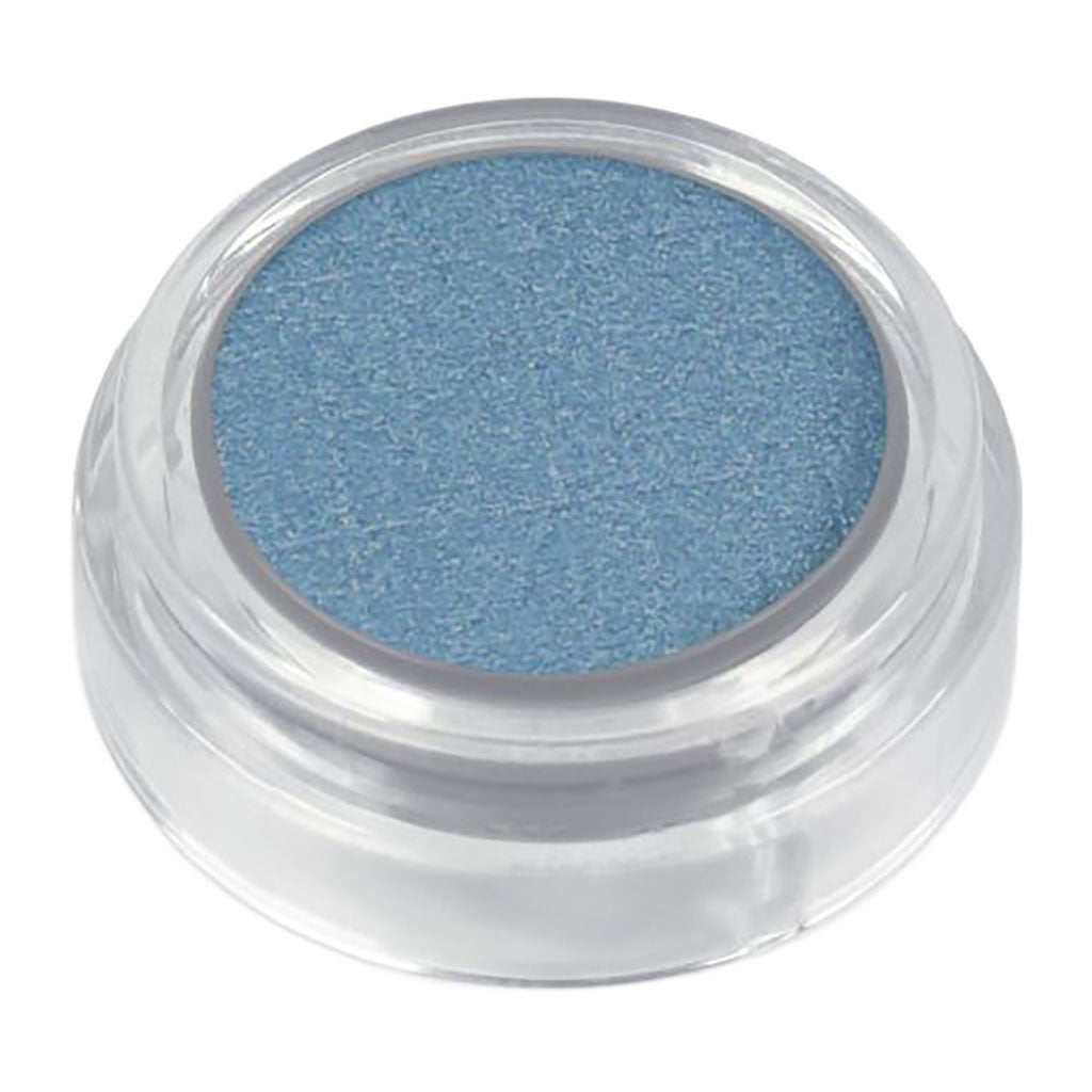 Blå metallisk øjenskygge/rouge