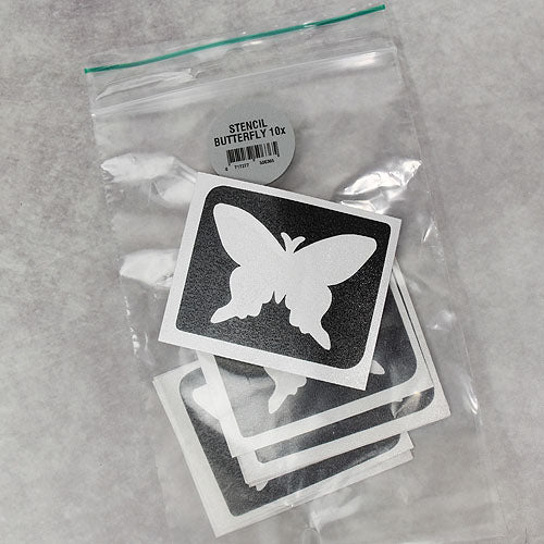 Grimas glitter tattoo stencil  sommerfugl