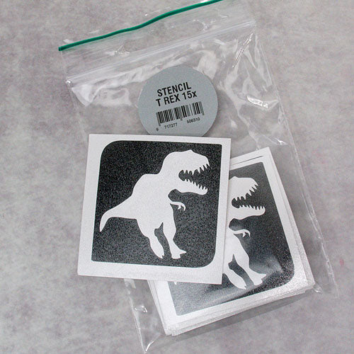 Grimas glitter tatto stencil t-rex