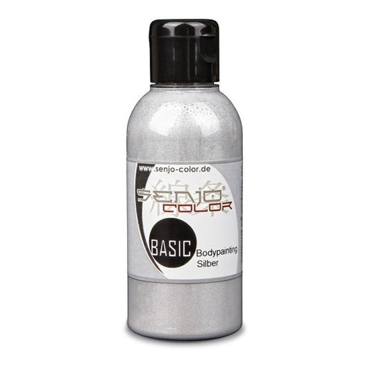 senjo color maling til airbrush sølv 75 ml
