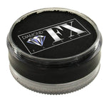 Diamond FX vandbaseret sminke og ansigtsmaling sort 90 g