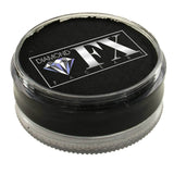 Diamond FX vandbaseret sminke og ansigtsmaling sort 90 g