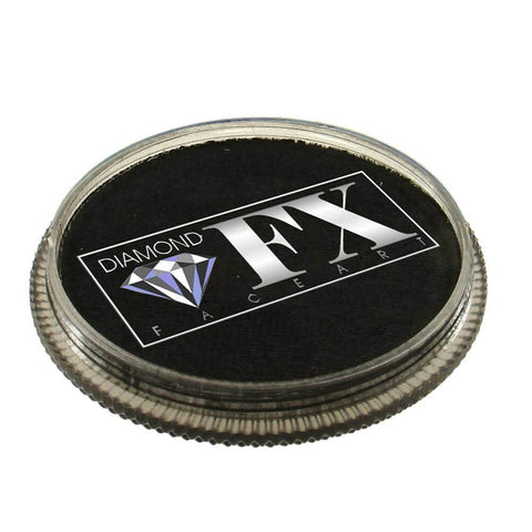 Diamond FX vandbaseret sminke og ansigtsmaling askegrå metallisk 30 g