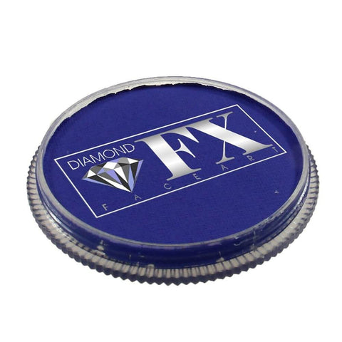 Diamond FX vandbaseret sminke og ansigtsmaling blå neon 30 g