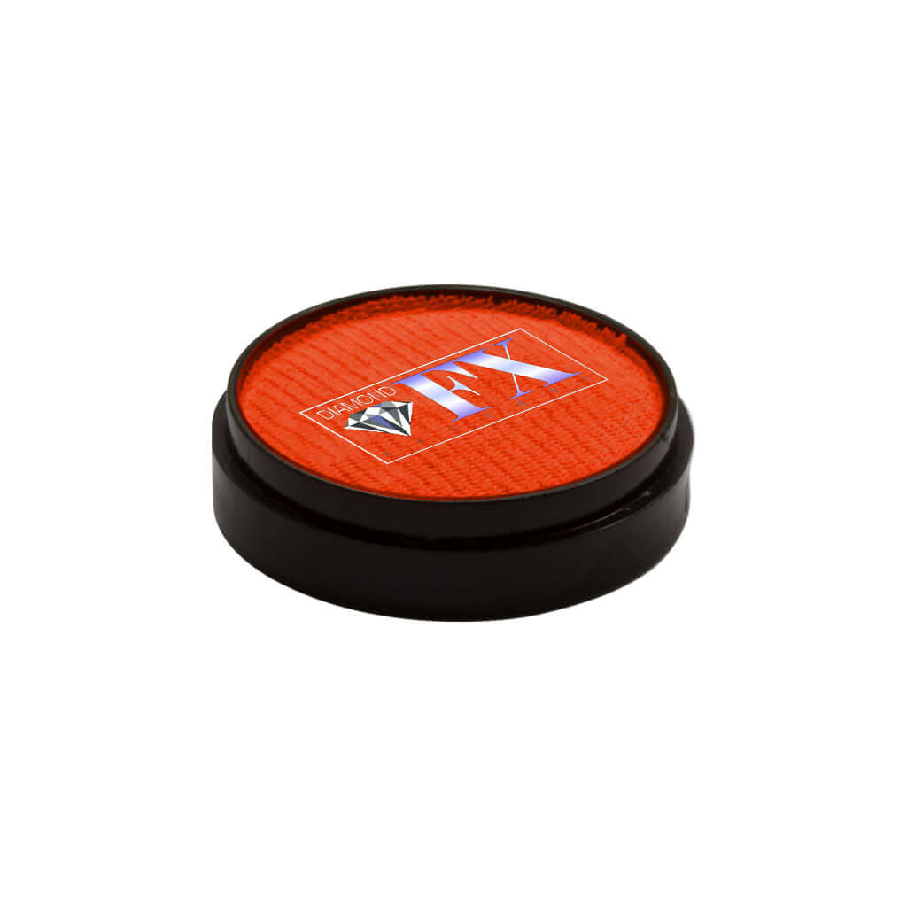 Diamond FX vandbaseret sminke og ansigtsmaling klar orange 10 g