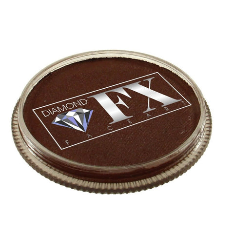 Diamond FX vandbaseret sminke og ansigtsmaling brun 30 g