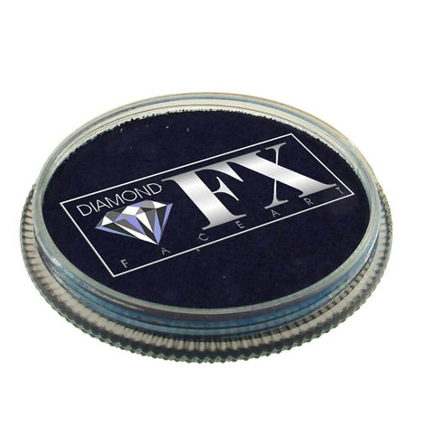Diamond FX vandbaseret sminke og ansigtsmaling mørkeblå 30 g