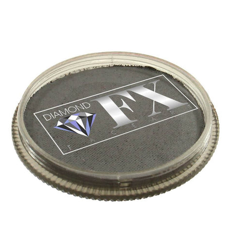 Diamond FX vandbaseret sminke og ansigtsmaling grå 30 g