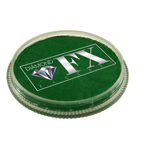 Diamond FX vandbaseret sminke og ansigtsmaling grøn 30 g