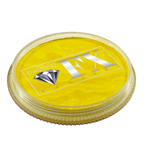 Diamond FX vandbaseret sminke og ansigtsmaling citrongul 30 g