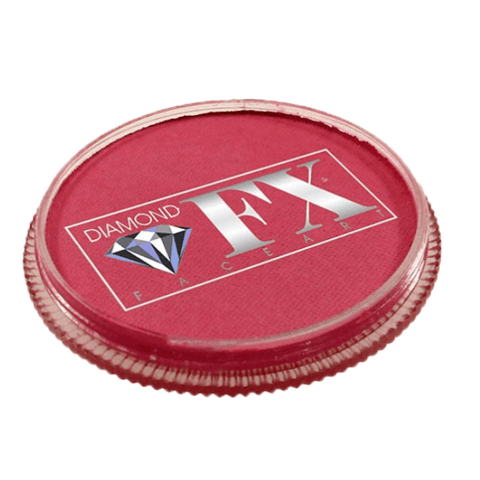Diamond FX vandbaseret sminke og ansigtsmaling hindbær metallisk 30 g