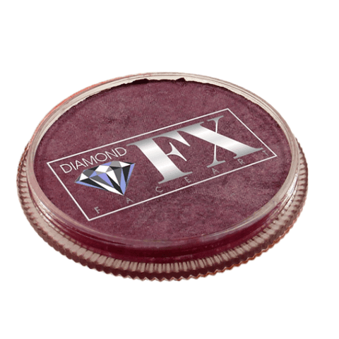 Diamond FX vandbaseret sminke og ansigtsmaling syrenfarvet lilla metallisk 30 g
