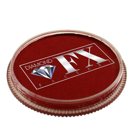 Diamond FX vandbaseret sminke og ansigtsmaling rød 30 g