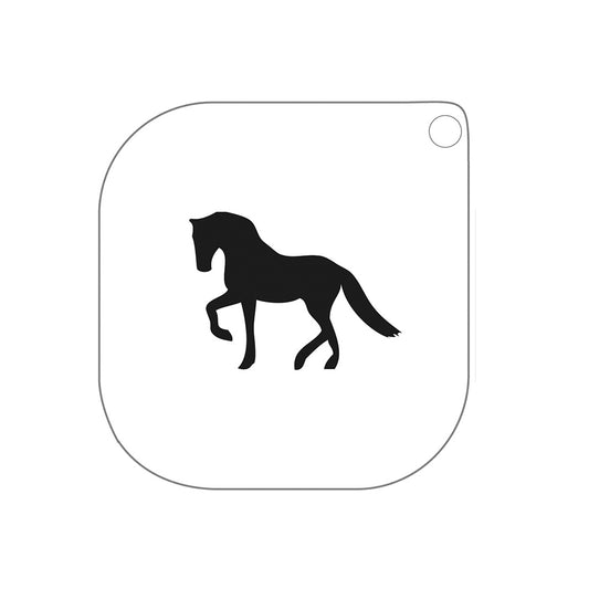 grimas stencil til ansigtsmaling hest