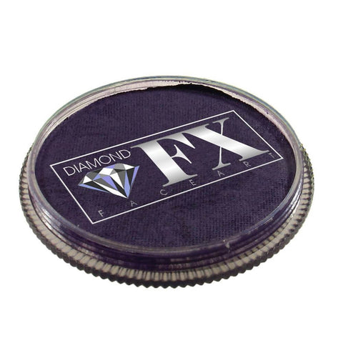 Diamond FX vandbaseret sminke og ansigtsmaling lilla metallisk 30 g