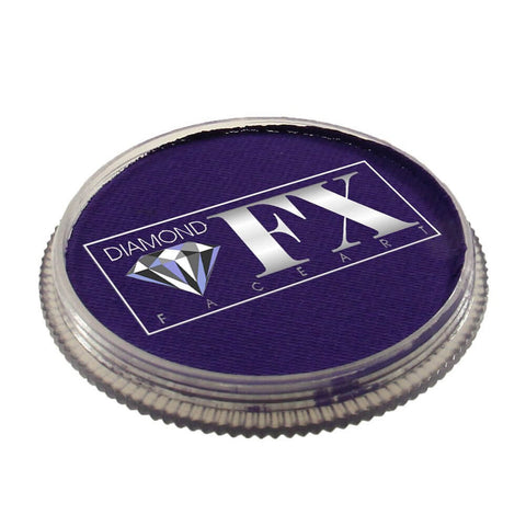 Diamond FX vandbaseret sminke og ansigtsmaling lilla neon 30 g